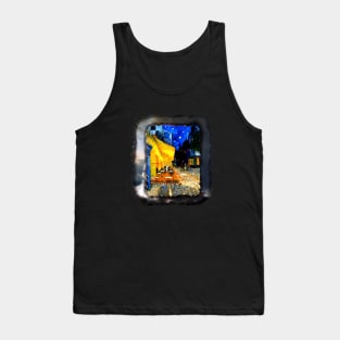 Cafe terrace place du forum arles by Vincent van Gogh Tank Top